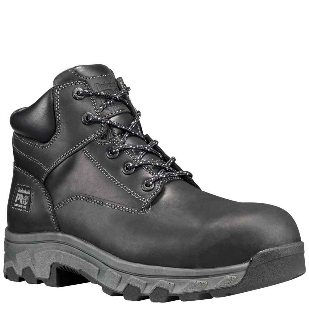 Timberland Mens Work Boots PRO® Workstead 6\" SD+ Comp Toe - Black - India SP2816750